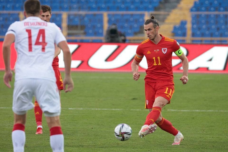 Bale's hat-trick against Belarus was the second of his career with the Dragons